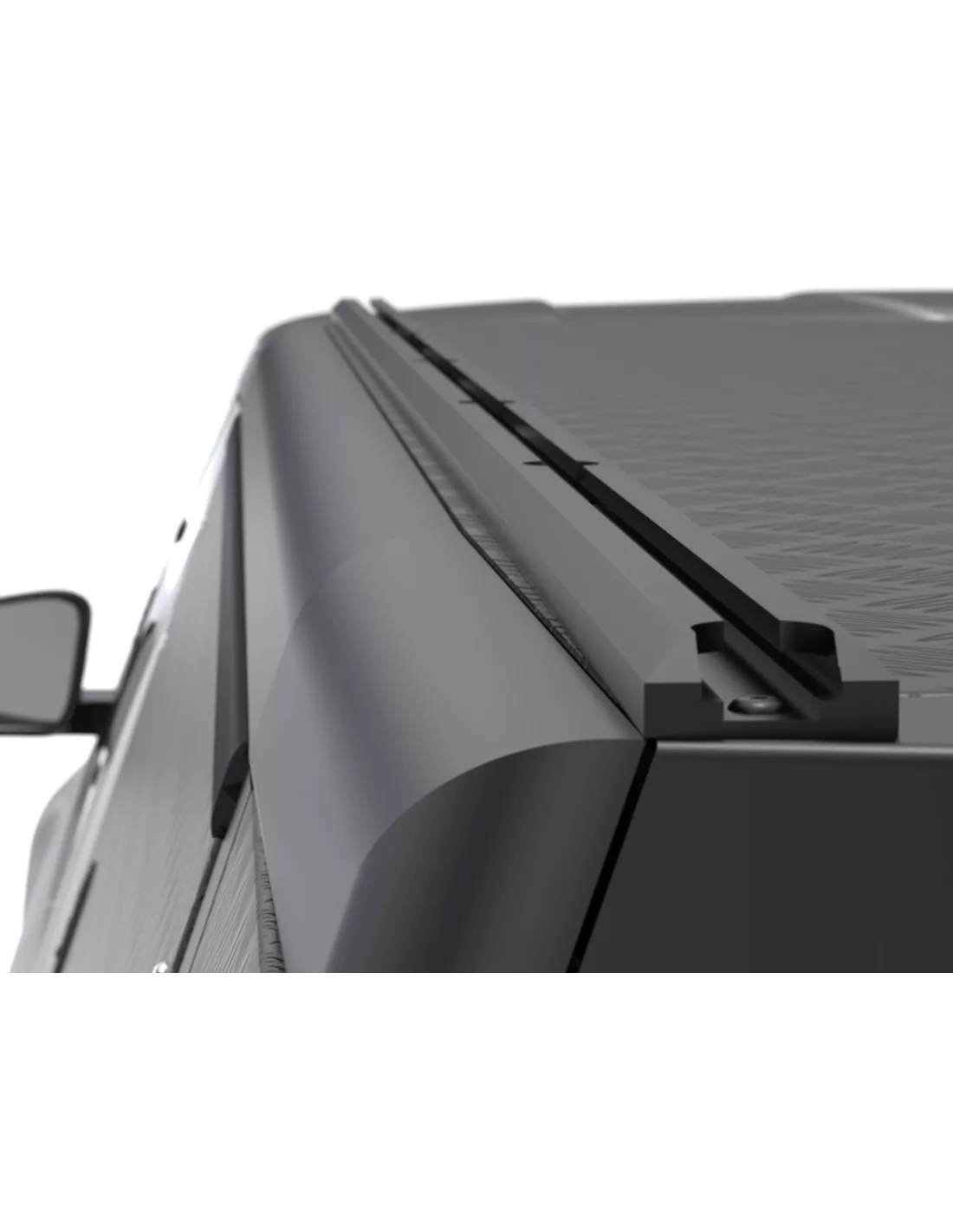 Hardtop Explorer Guard Aluminium Zwart Strie Toyota Hilux Revo Extra
