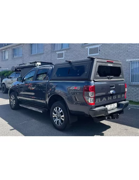 Hardtop Contour noir lisse avec fenêtre latérale pour Ford Ranger