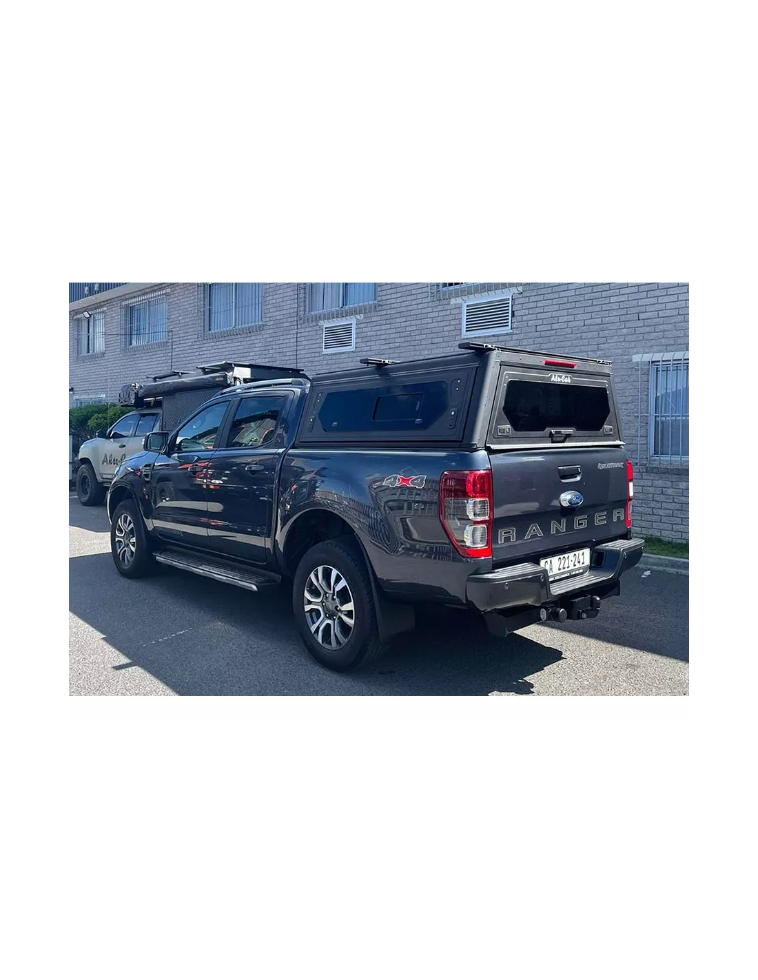 Hardtop Contour noir lisse avec fenêtre latérale pour Ford Ranger