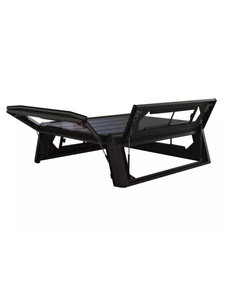 Hardtop Contour noir lisse avec fenêtre latérale pour Ford Ranger