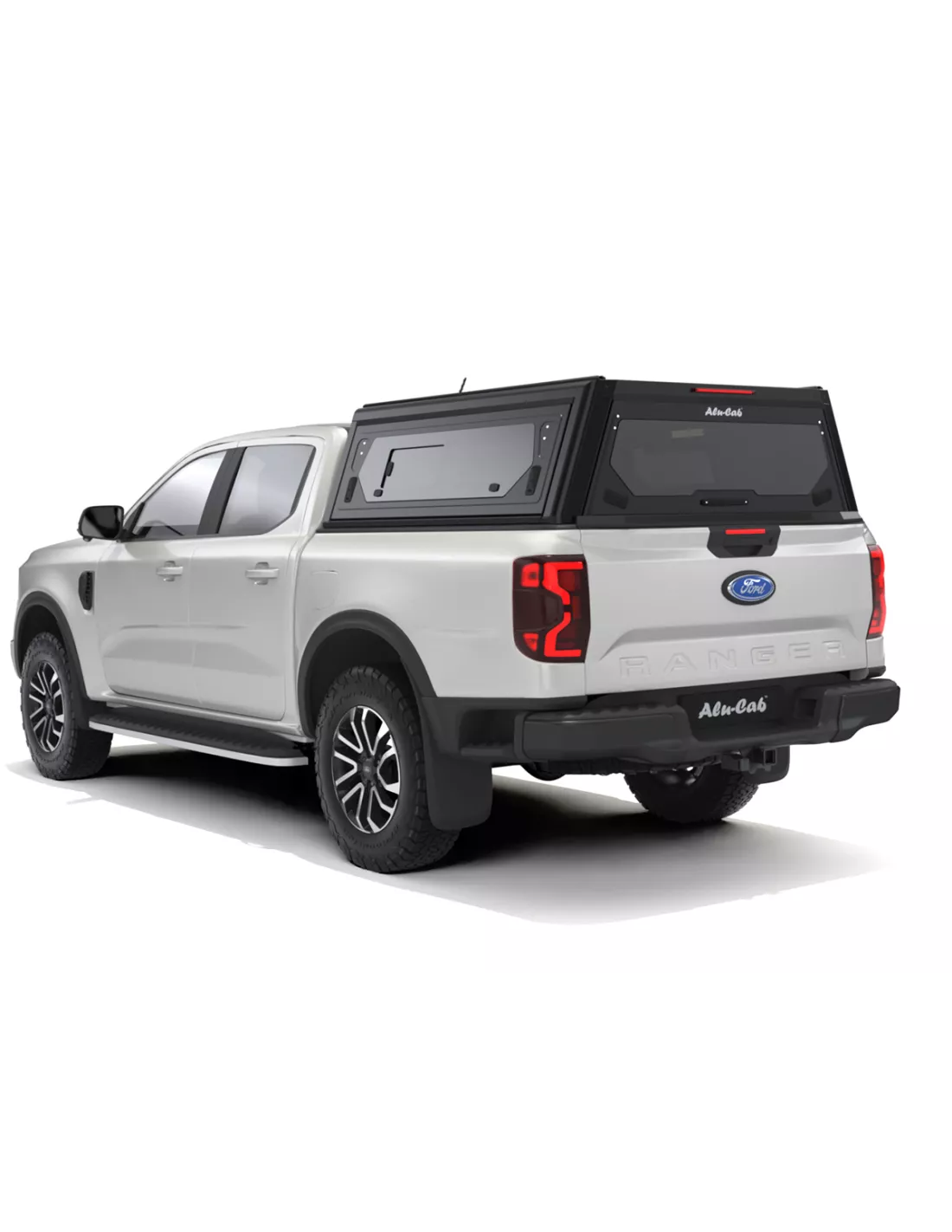 Hardtop Contour noir lisse avec fenêtre latérale Ford Ranger 2023+