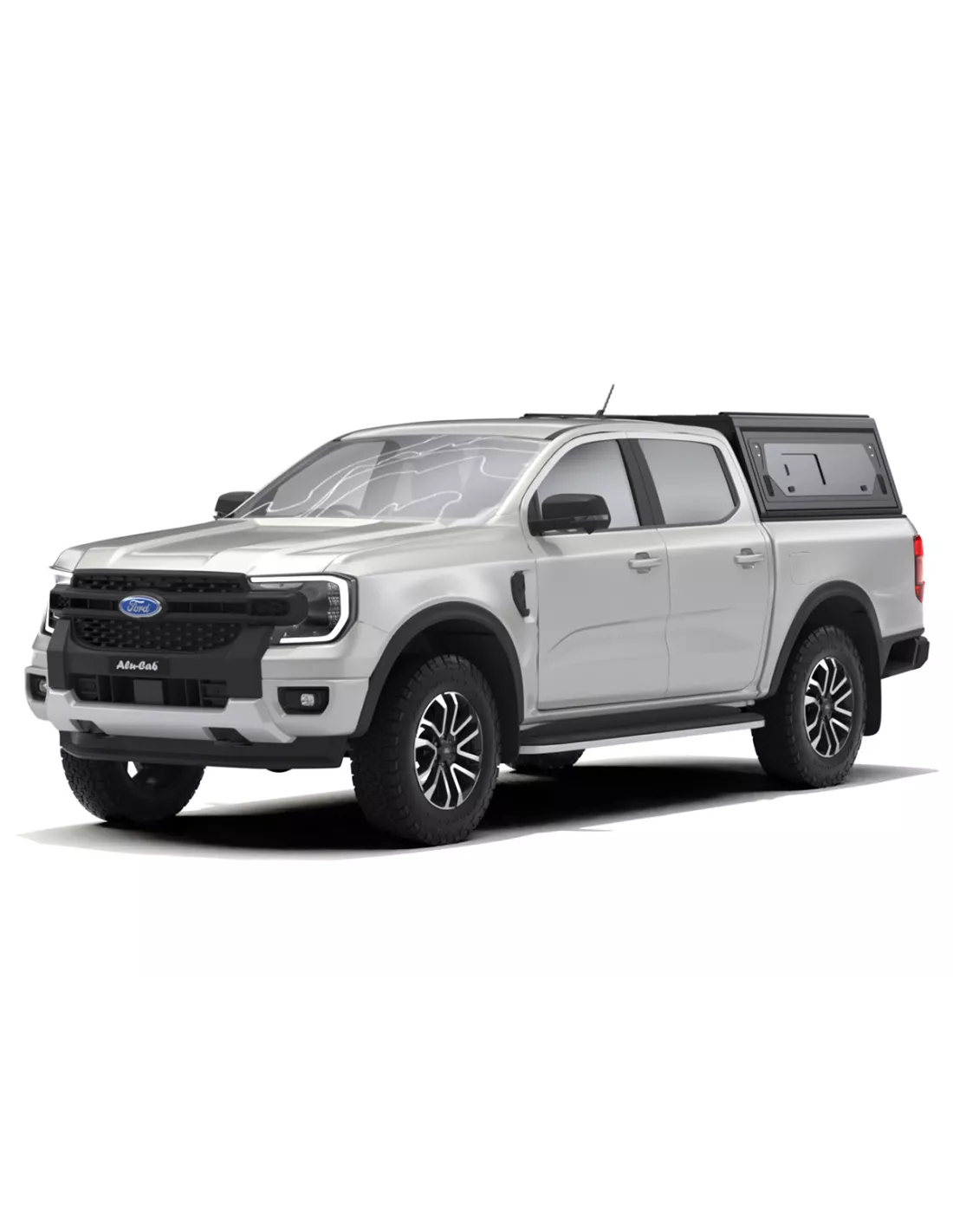 Hardtop Contour noir lisse avec fenêtre latérale Ford Ranger 2023+