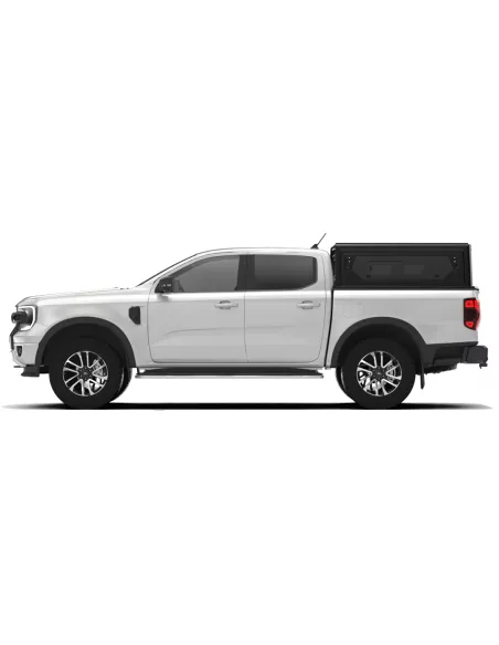 Hardtop Contour noir lisse avec fenêtre latérale Ford Ranger 2023+