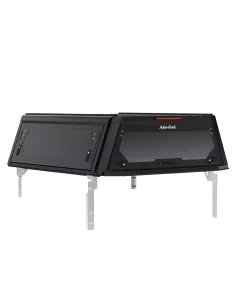 Hardtop Contour noir lisse sans fenêtre latérale Ford Ranger 2023+