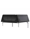 Hardtop Contour noir lisse sans fenêtre latérale Ford Ranger 2023+