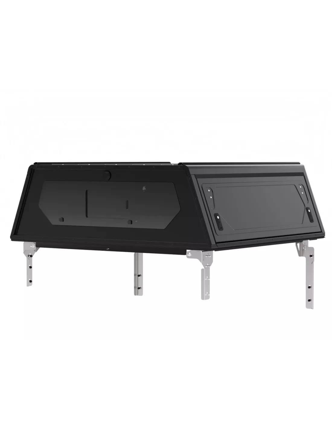 Hardtop Contour noir lisse sans fenêtre latérale Ford Ranger 2023+