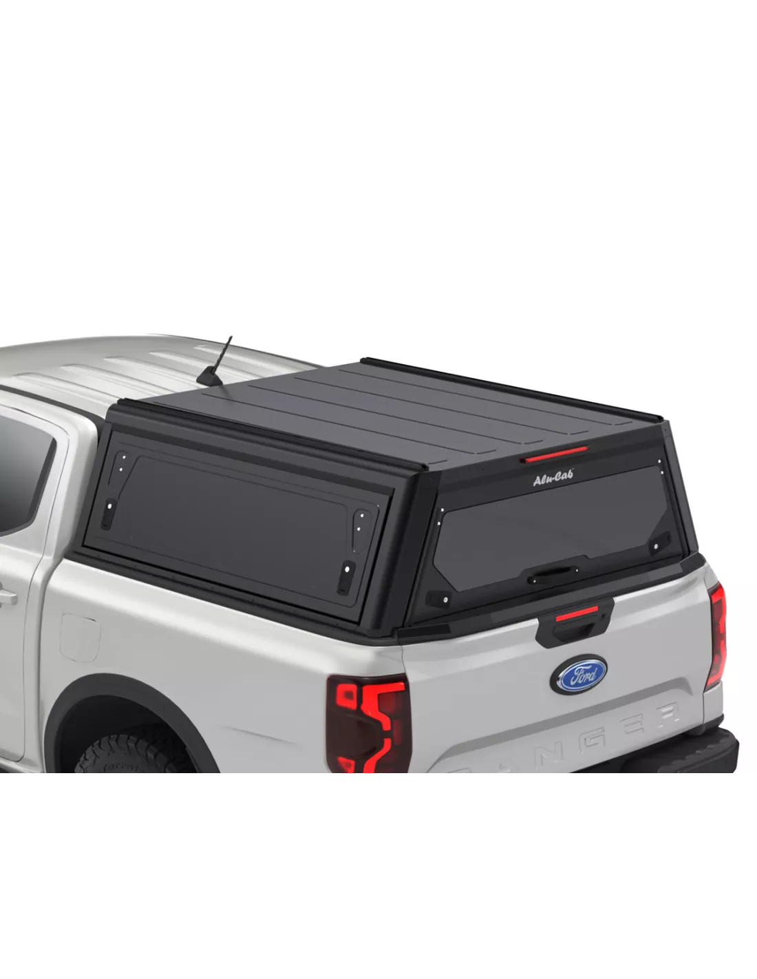 Hardtop Contour noir lisse sans fenêtre latérale Ford Ranger 2023+
