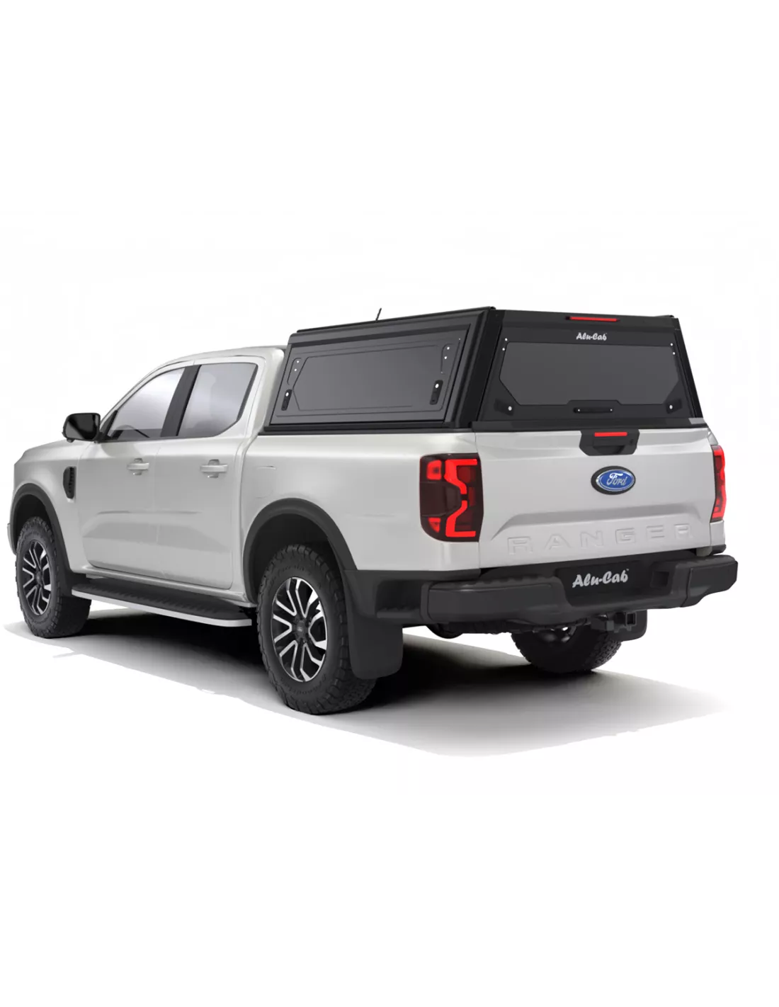 Hardtop Contour noir lisse sans fenêtre latérale Ford Ranger 2023+