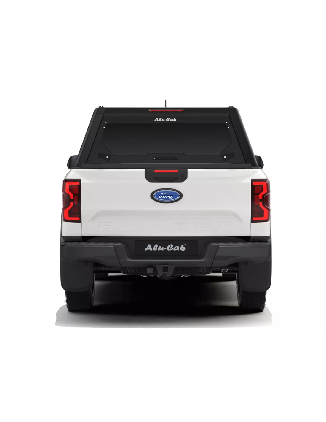 Hardtop Contour noir lisse sans fenêtre latérale Ford Ranger 2023+