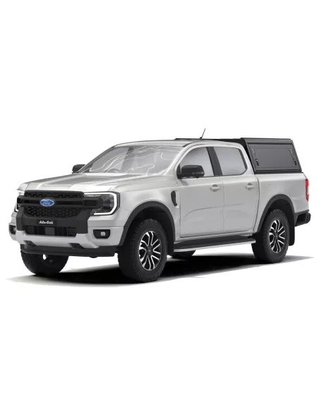 Hardtop Contour noir lisse sans fenêtre latérale Ford Ranger 2023+