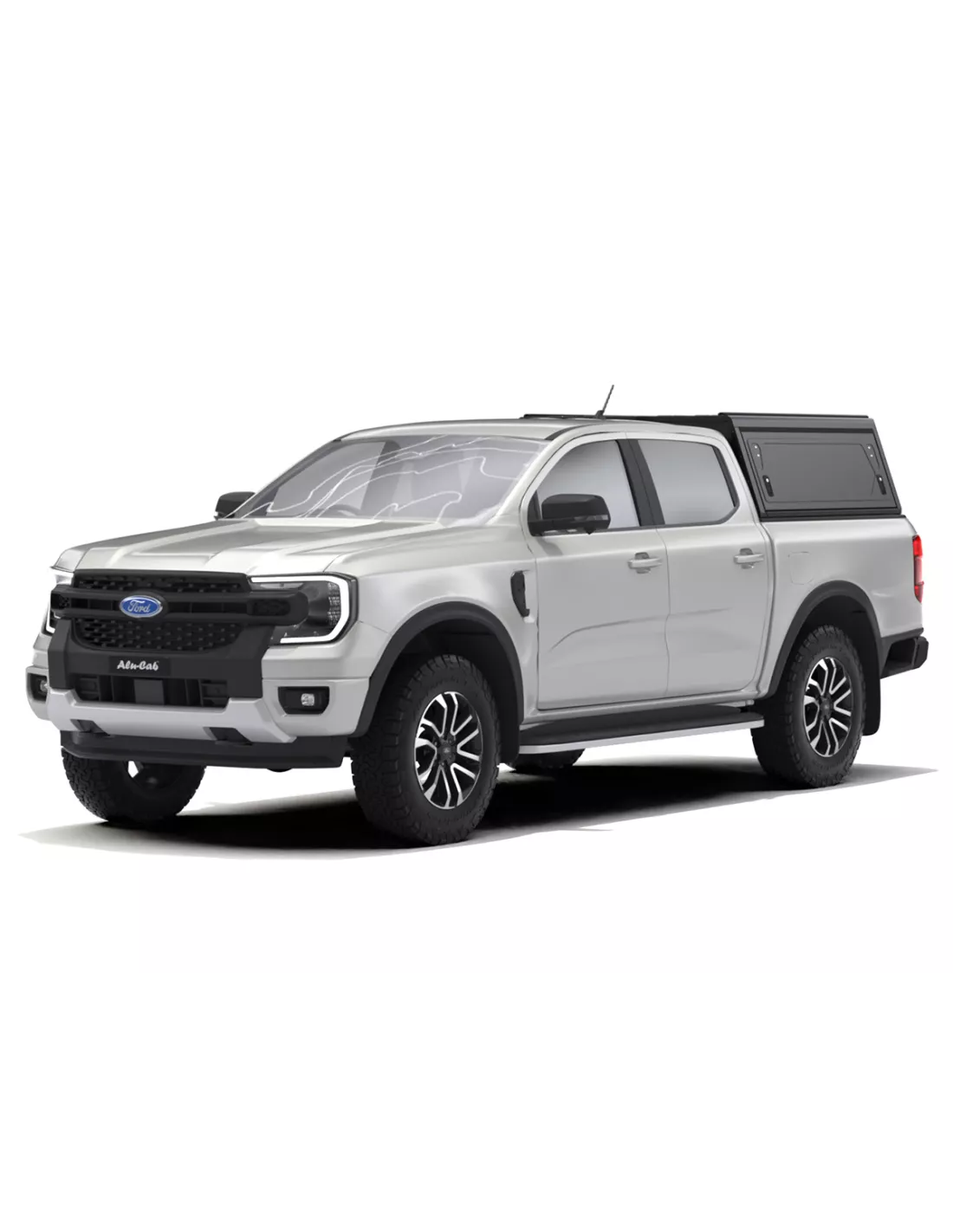 Hardtop Black Contour glatt ohne Seitenfenster Ford Ranger 2023+