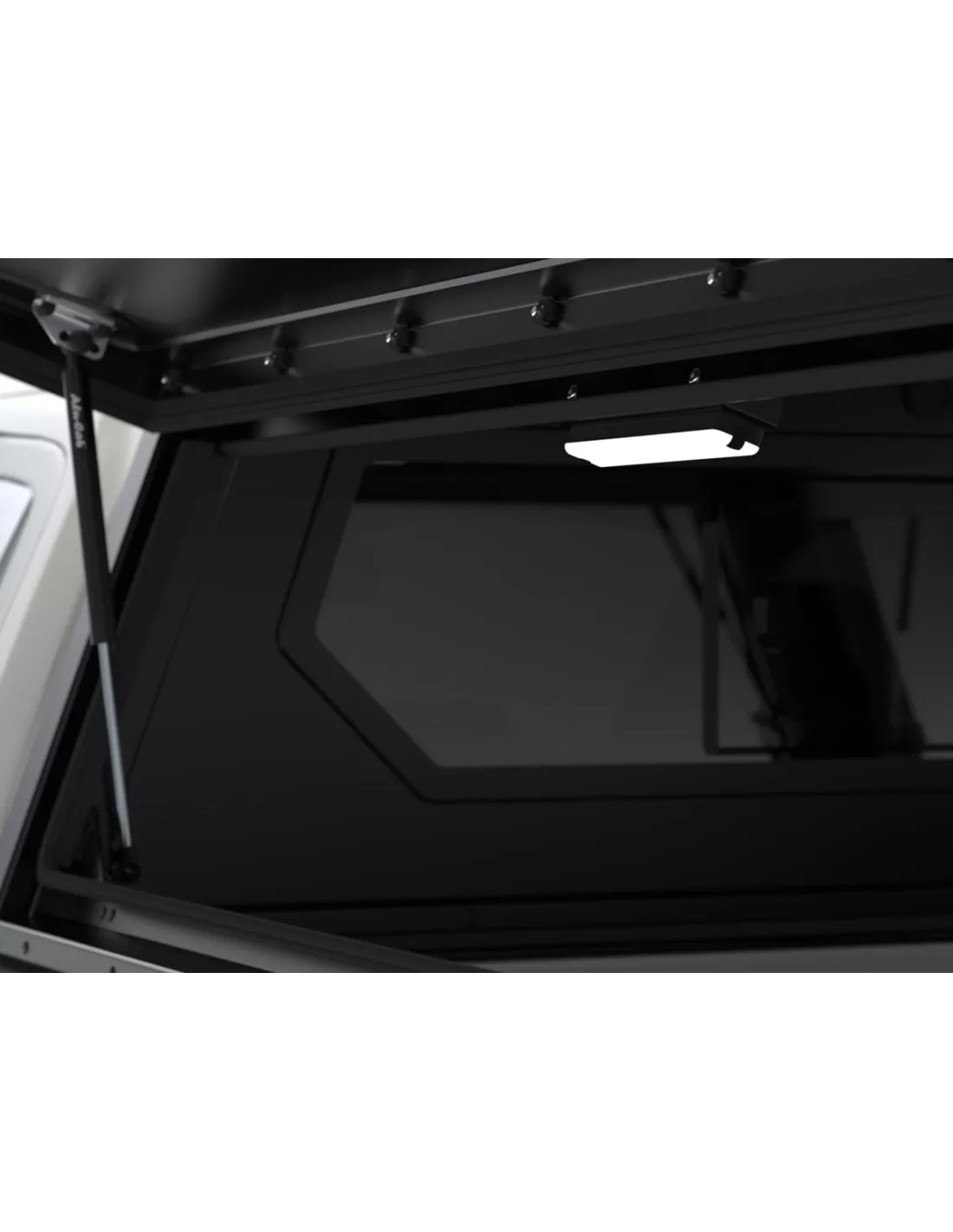Hardtop Contour noir lisse sans fenêtre latérale Ford Ranger 2023+