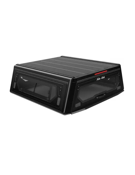 Hardtop Contour noir lisse avec fenêtre latérale pour Isuzu D-Max