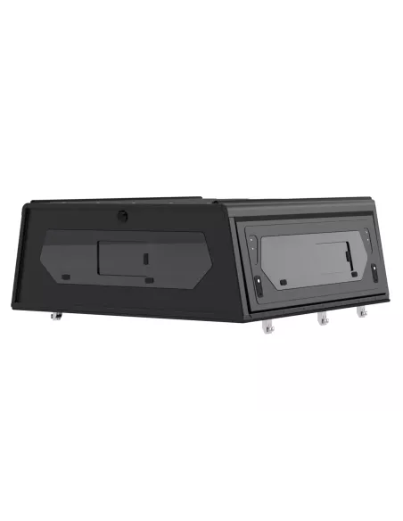 Hardtop Contour noir/ lisse avec fenêtre latérale pour Jeep Gladiator