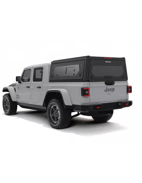 Hardtop Contour noir/ lisse avec fenêtre latérale pour Jeep Gladiator