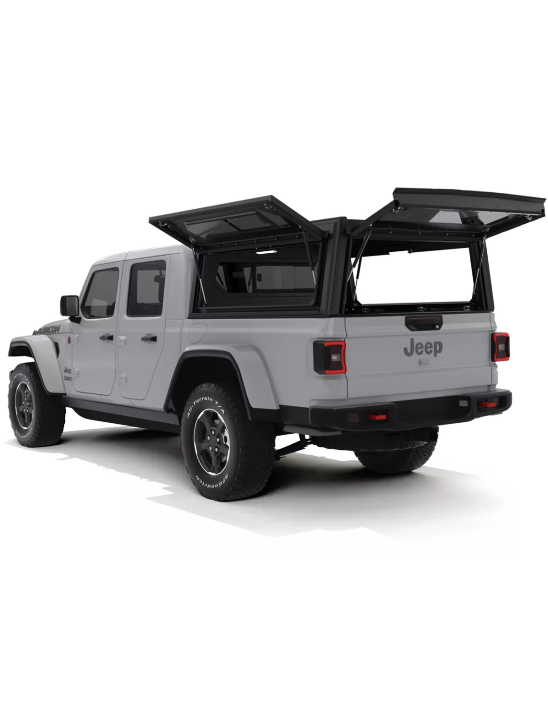 Hardtop Contour noir/ lisse avec fenêtre latérale pour Jeep Gladiator