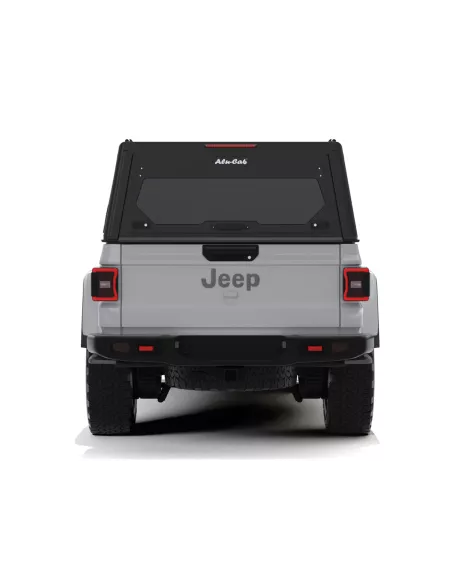 Hardtop Contour noir/ lisse avec fenêtre latérale pour Jeep Gladiator
