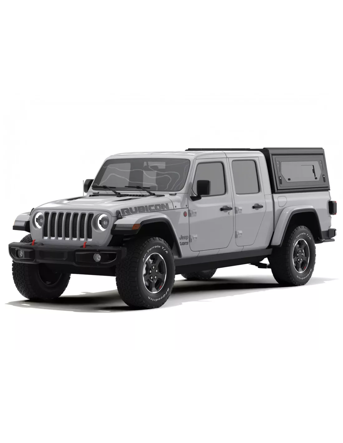Hardtop Black Contour / Smooth with side window for Jeep Gladiator