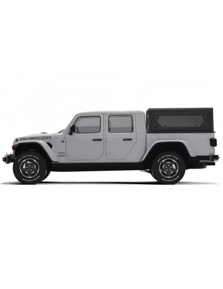 Hardtop Contour noir/ lisse avec fenêtre latérale pour Jeep Gladiator