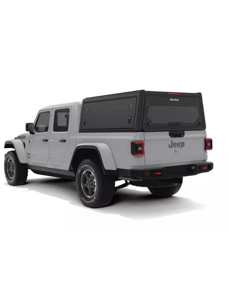 Hardtop Contour noir lisse sans fenêtre latérale pour Jeep Gladiator