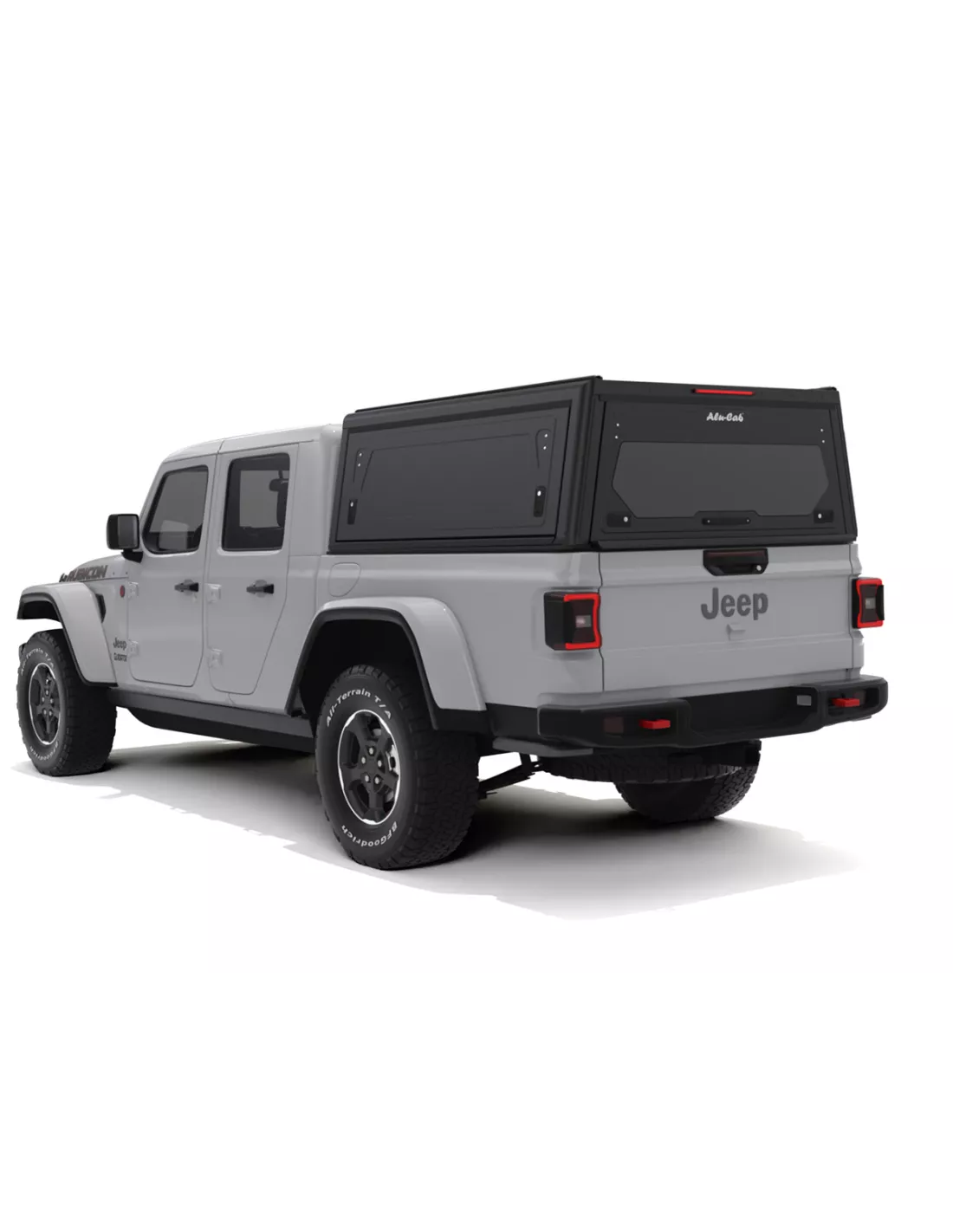 Hardtop Contour noir lisse sans fenêtre latérale pour Jeep Gladiator