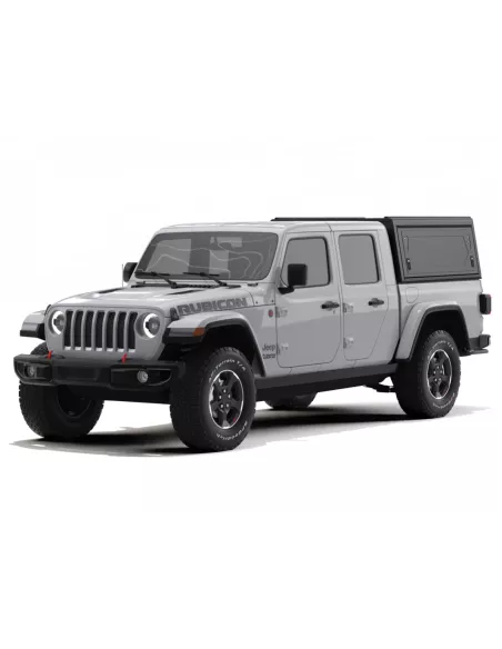 Hardtop Contour noir lisse sans fenêtre latérale pour Jeep Gladiator