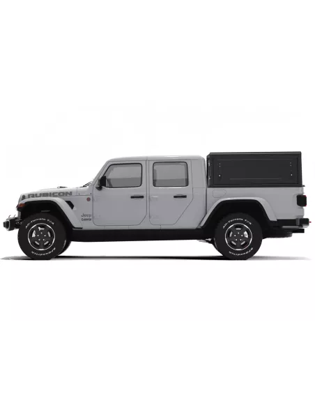 Hardtop Contour noir lisse sans fenêtre latérale pour Jeep Gladiator