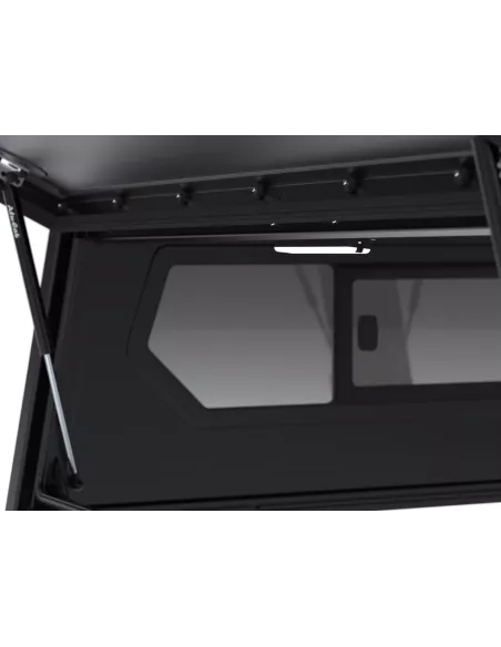 Hardtop Contour noir lisse sans fenêtre latérale pour Jeep Gladiator