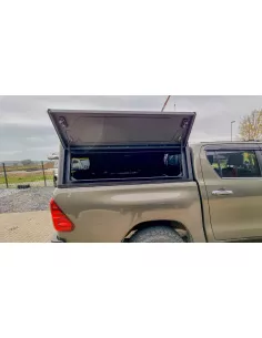Hardtop Contour noir/ lisse sans fenêtre latérale pour Nissan Navara 2
