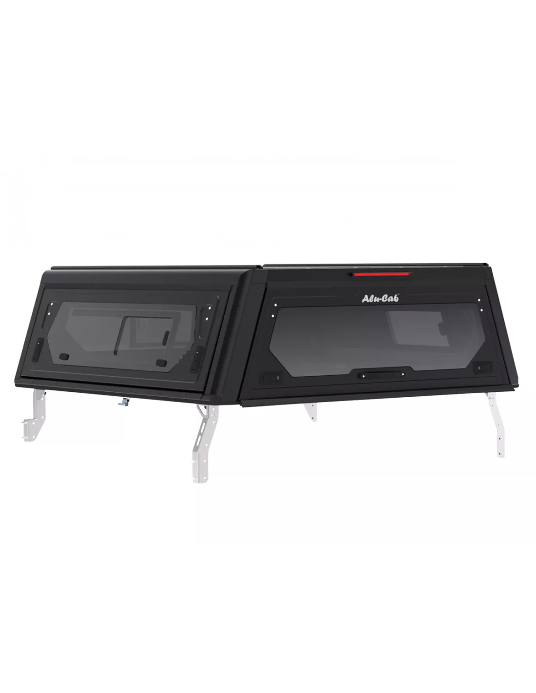 Hardtop Black Contour / Smooth with side window for Toyota Hilux