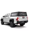 Hardtop Contour noir/ lisse avec fenêtre latérale pour Toyota Hilux
