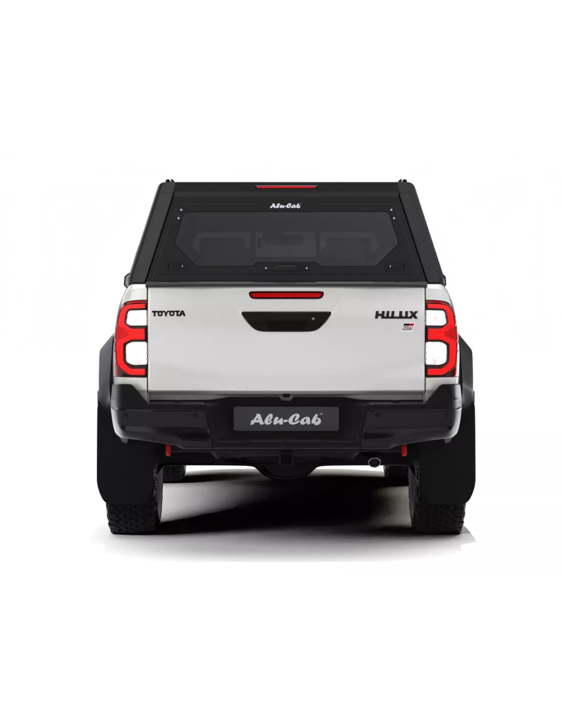 Black Contour Hardtop / glatt mit Seitenfenster für Toyota Hilux