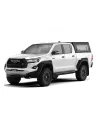 Hardtop Black Contour / Smooth with side window for Toyota Hilux