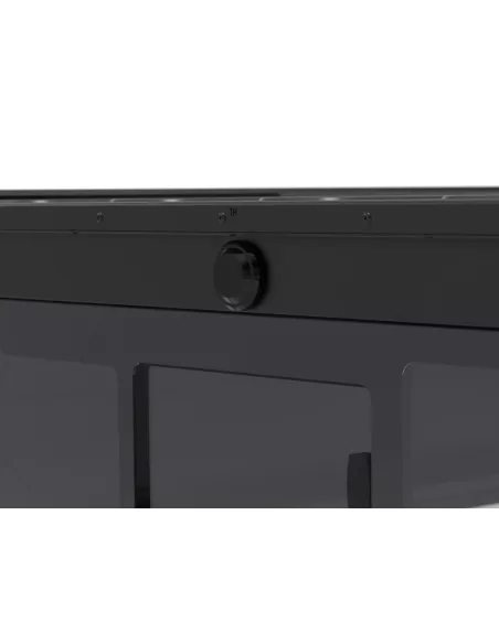 Hardtop Contour noir/ lisse avec fenêtre latérale pour Toyota Hilux