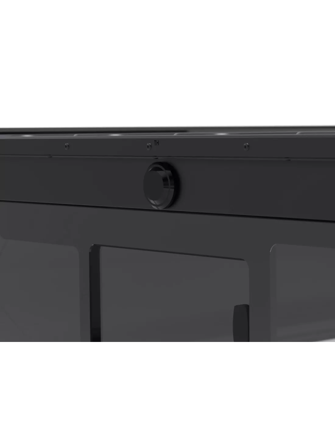 Black Contour Hardtop / glatt mit Seitenfenster für Toyota Hilux