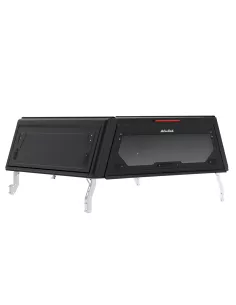 Hardtop Contour noir/ lisse sans fenêtre latérale pour Toyota Hilux