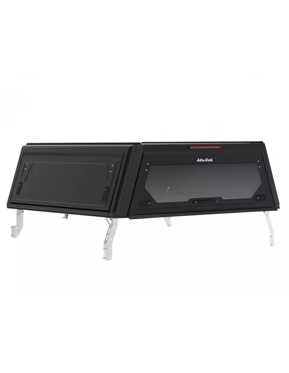 Hardtop Black Contour / Smooth ohne Seitenfenster für Toyota Hilux