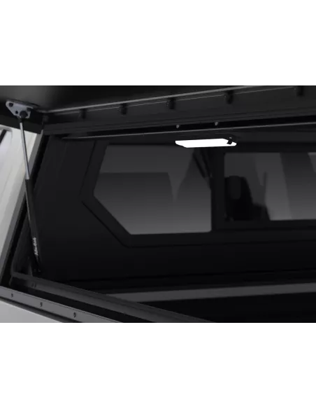 Hardtop Contour noir/ lisse sans fenêtre latérale pour Toyota Hilux