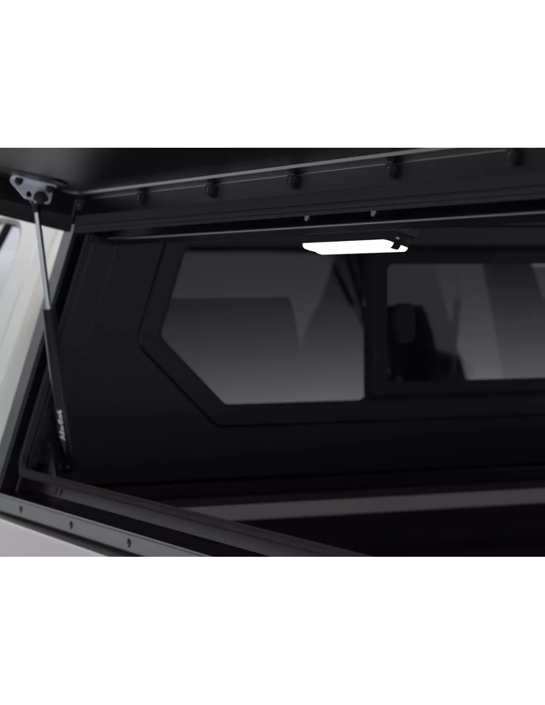 Hardtop Black Contour / Smooth ohne Seitenfenster für Toyota Hilux