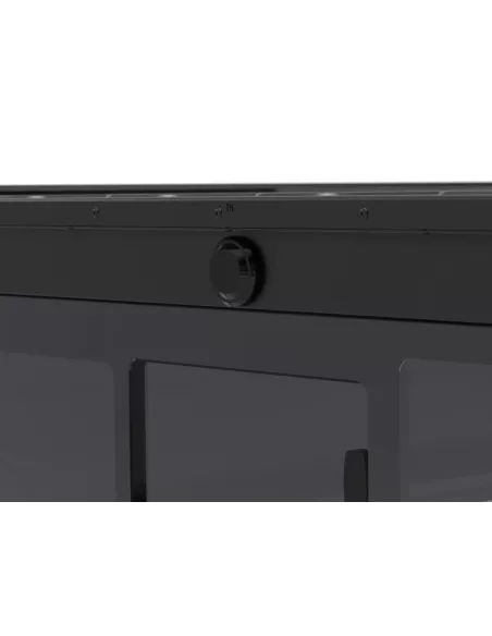 Hardtop Contour noir/ lisse sans fenêtre latérale pour Toyota Hilux