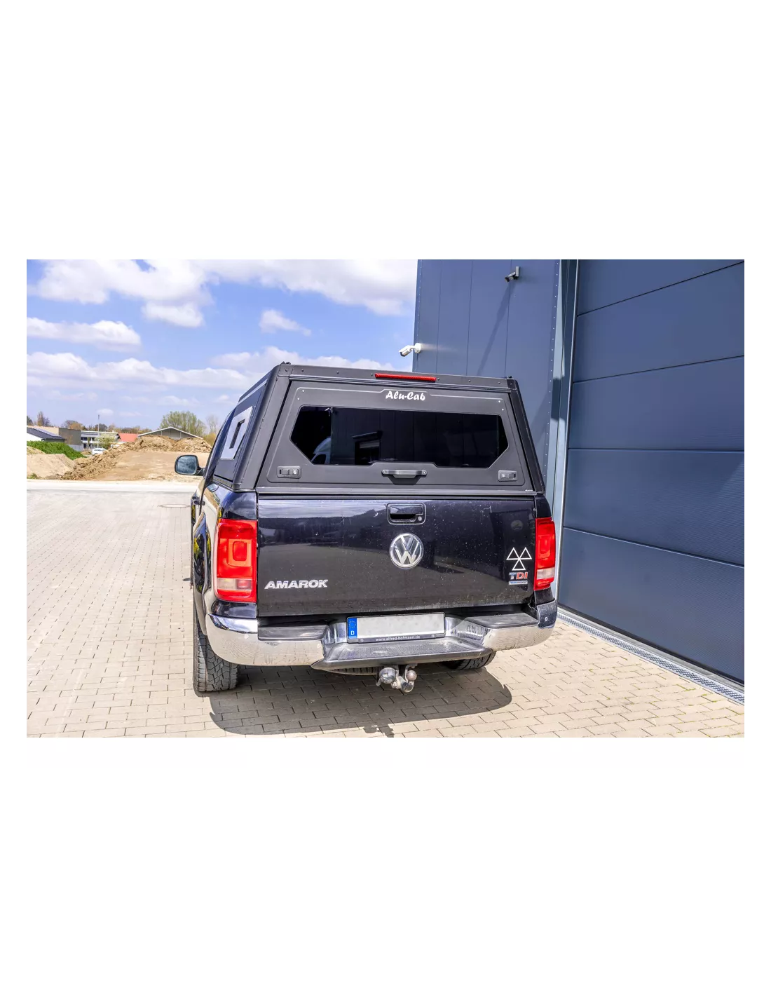 Hardtop Contour noir lisse avec fenêtre latérale Volkswagen Amarok