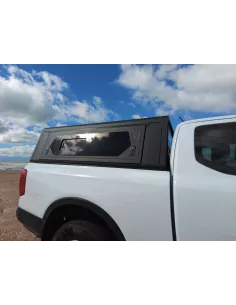 Hardtop Contour noir/ lisse avec fenêtre pour Toyota Hilux Revo 2016+
