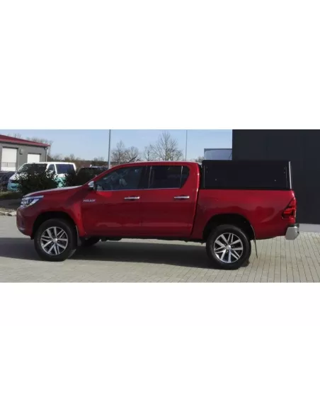 Hardtop Contour noir/ lisse sans fenêtre latérale Toyota Hilux Revo