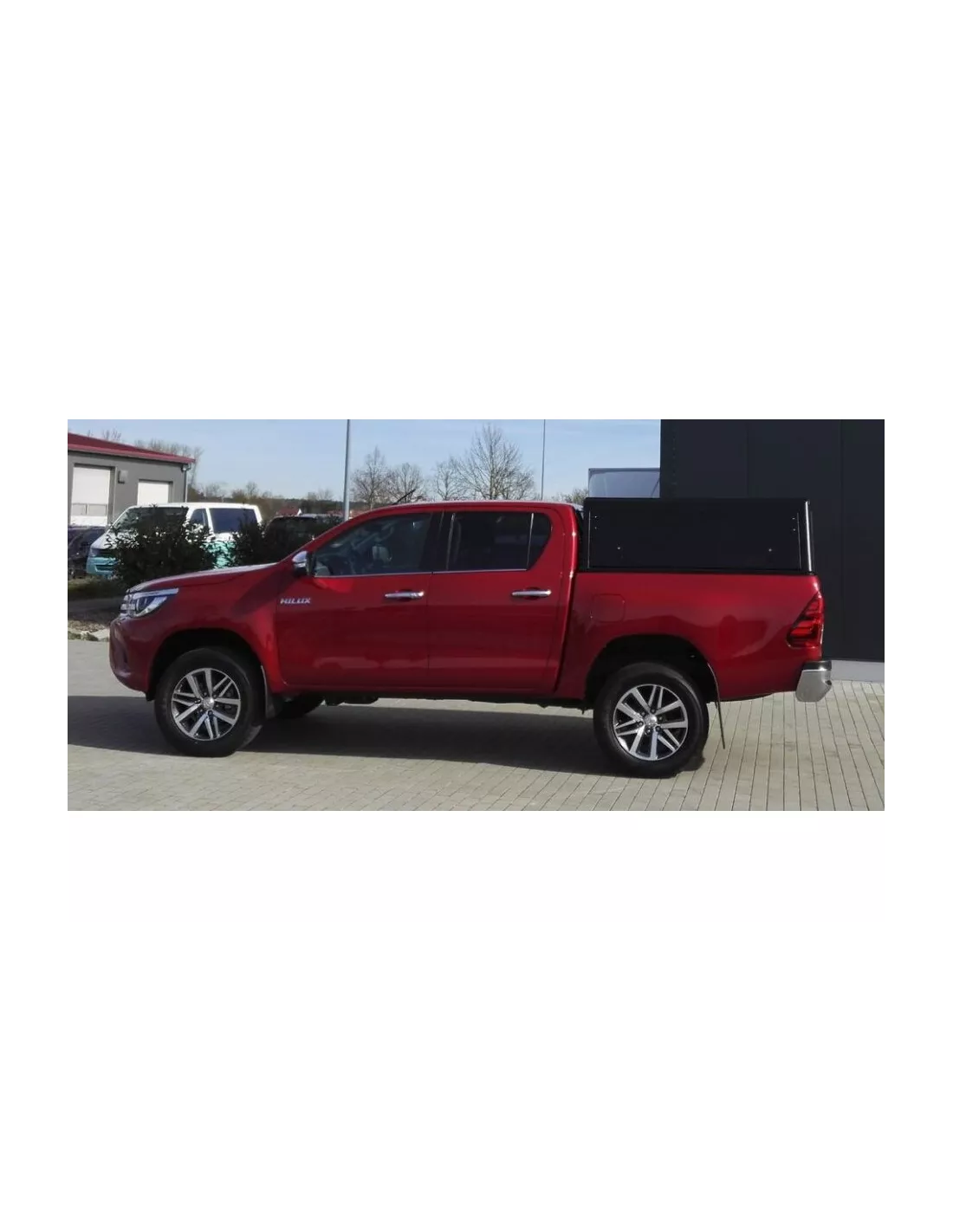 Hardtop Black Contour / Smooth ohne Seitenfenster Toyota Hilux Revo