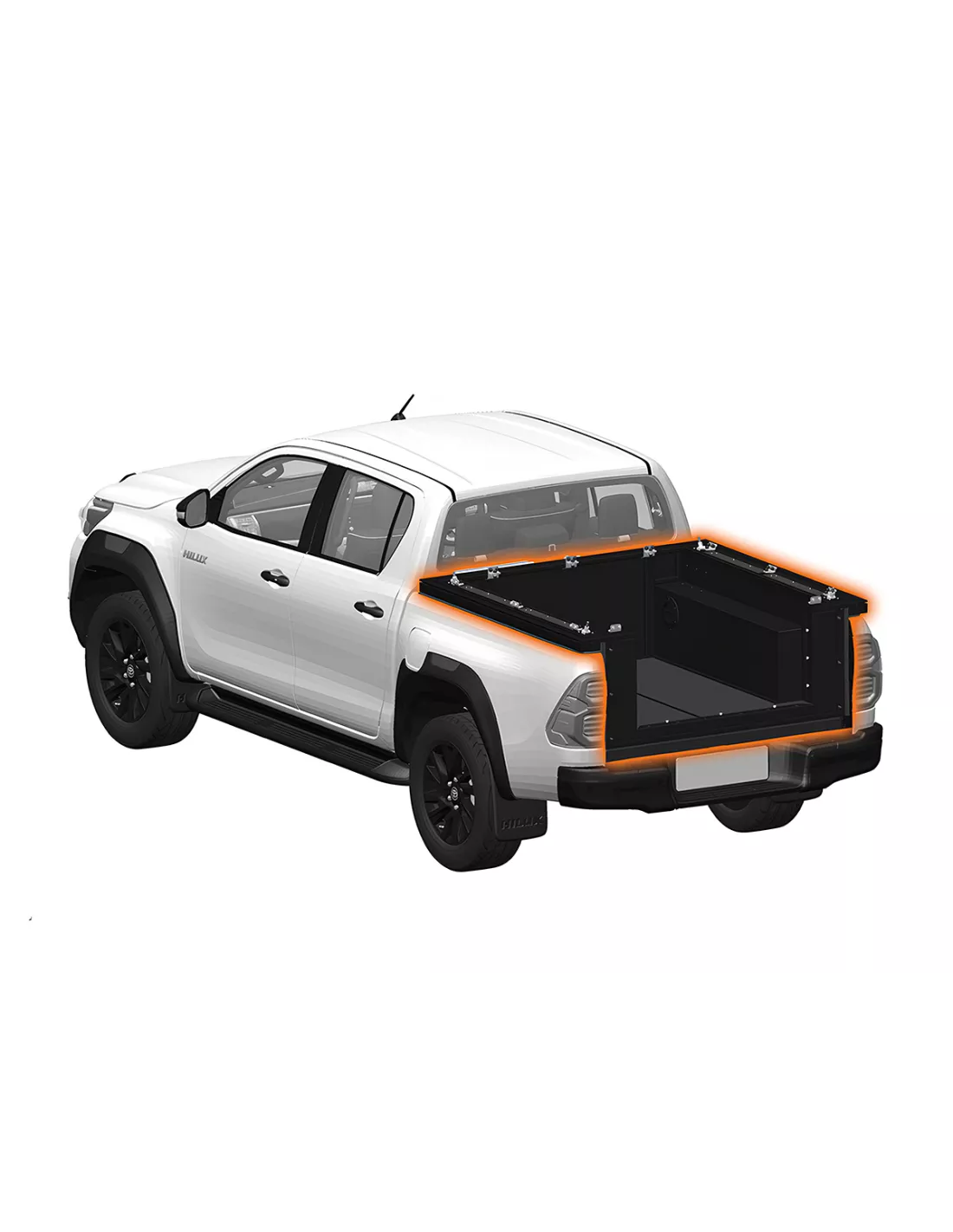Plateforme ModCAP Alu-Cab Drive Off pour double cabine ALU CAB -