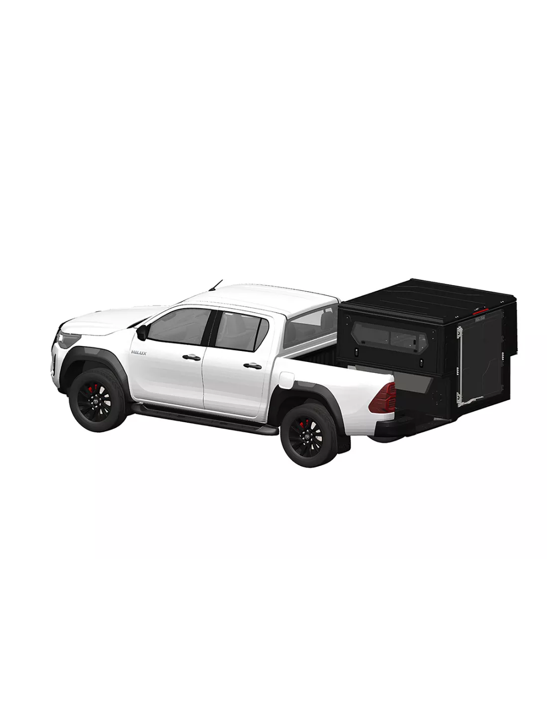 Plateforme ModCAP Alu-Cab Drive Off pour double cabine ALU CAB -