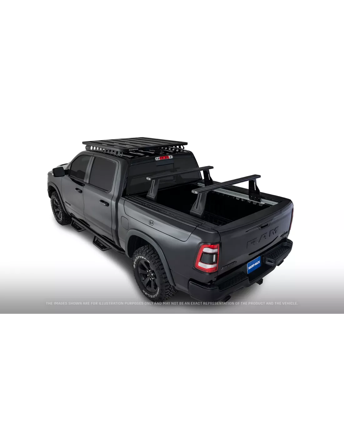 Kit 2 barres de benne 1260 mm sytème Reconn-Deck Dodge Ram RHINO RACK