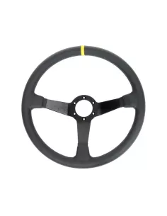 Racing stuurwiel in zwart leer ø380 DTC PARTS - 4x4 accessoire