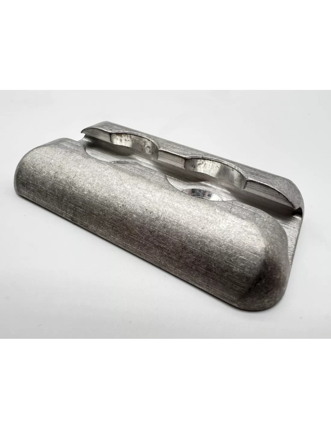 Plaquette double ancrage Aero aluminium brut AERO - accessoire 4x4