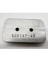 Paneel dubbel anker Aero aluminium rauw AERO - 4x4 accessoire